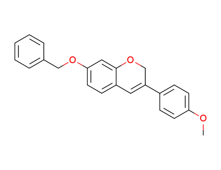 Molecular Structure of 10499-16-8 (7-benzyloxy-3-(4-methoxyphenyl)-2H-1-benzopyran)