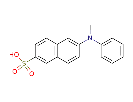 Molecular Structure of 23731-35-3 (2-Naphthalenesulfonicacid, 6-(methylphenylamino)-)