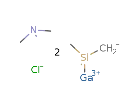 Molecular Structure of 72709-13-8 (Ga<sup>(3+)</sup>*2CH<sub>2</sub>Si(CH<sub>3</sub>)3<sup>(1-)</sup>*Cl<sup>(1-)</sup>*N(CH<sub>3</sub>)3=Ga(CH<sub>2</sub>Si(CH<sub>3</sub>)3)2Cl*N(CH<sub>3</sub>)3)