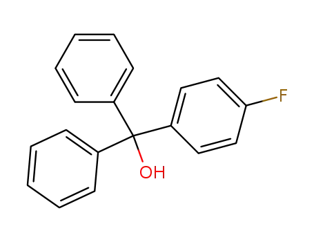 Molecular Structure of 427-39-4 (benzenemethanol, 4-fluoro-alpha,alpha-diphenyl)