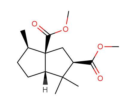 Molecular Structure of 70639-05-3 ((-)-Norcedren-dicarbonsaeuredimethylester)