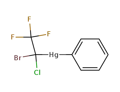 phenyl(1-bromo-1-chloro-2,2,2-trifluoroethyl)mercury