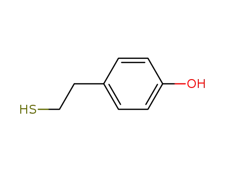 Molecular Structure of 67382-72-3 (Phenol,4-(2-mercaptoethyl)- )