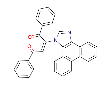 Molecular Structure of 103457-00-7 ((E)-2-Phenanthro[9,10-d]imidazol-1-yl-1,4-diphenyl-but-2-ene-1,4-dione)