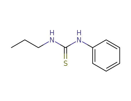 Molecular Structure of 13140-47-1 (1-PHENYL-3-PROPYL-2-THIOUREA)