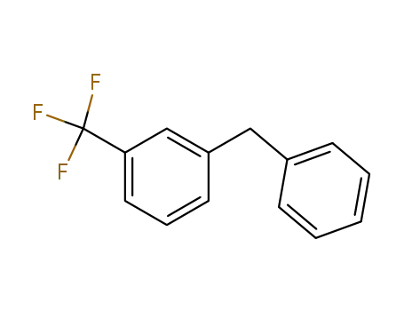 Molecular Structure of 75198-32-2 (Benzene, 1-(phenylmethyl)-3-(trifluoromethyl)-)