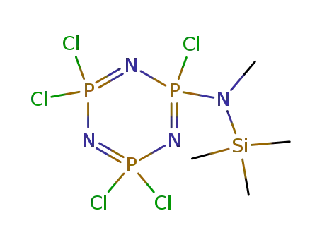 2,4,4,6,6-pentachloro-N-methyl-N-(trimethylsilyl)cyclotriphosphazen-2-amine