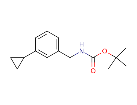tert-butyl 3-cyclopropylbenzylcarbamate