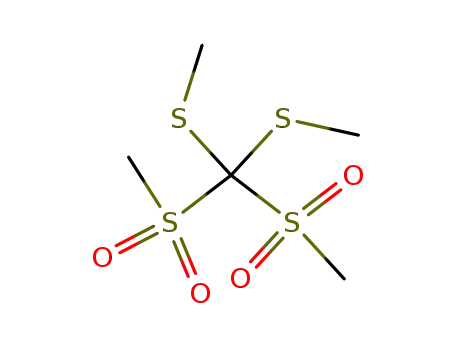 Molecular Structure of 408309-55-7 (bis-methanesulfonyl-bis-methylsulfanyl-methane)