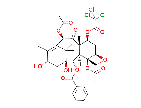 Molecular Structure of 204124-97-0 (7-trichloroacetylbaccatin III)