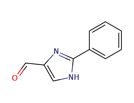Molecular Structure of 68282-47-3 (2-Phenyl-1H-imidazole-4-carboxaldehyde)
