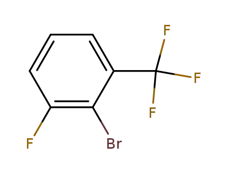 Molecular Structure of 104540-42-3 (2-BROMO-3-FLUOROBENZOTRIFLUORIDE)