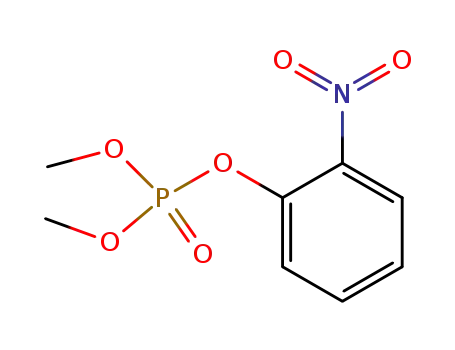 Molecular Structure of 4938-89-0 (Phosphoric acid,dimethyl 2-nitrophenyl ester)