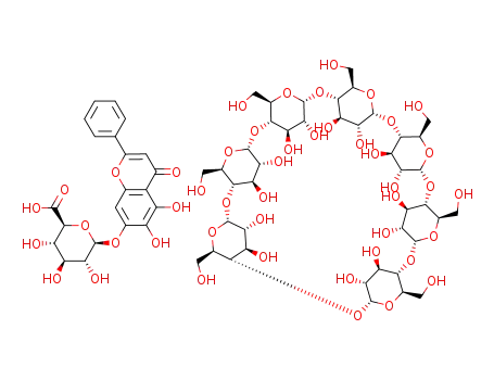 Molecular Structure of 1178862-93-5 (C<sub>21</sub>H<sub>18</sub>O<sub>11</sub>*C<sub>42</sub>H<sub>70</sub>O<sub>35</sub>)