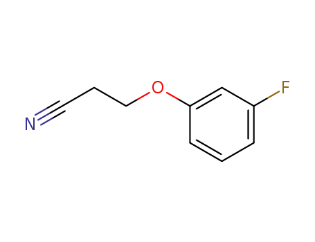 Molecular Structure of 844648-05-1 (3-(3-fluorophenoxy)propanenitrile)