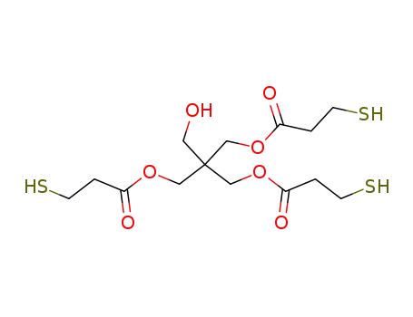 Molecular Structure of 7539-04-0 (pentaerythritol tris(3-mercaptopropionate))