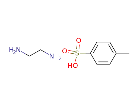Molecular Structure of 7294-10-2 (Ethylenediamine p-toluenesulphonate)