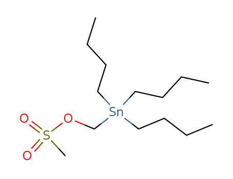 Molecular Structure of 86269-11-6 ((Tributylstannyl)methyl methanesulfonate)