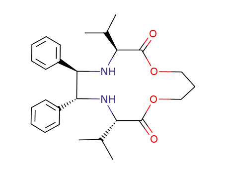 (3S,5R,6R,8S)-3,8-Diisopropyl-5,6-diphenyl-1,10-dioxa-4,7-diaza-cyclotridecane-2,9-dione