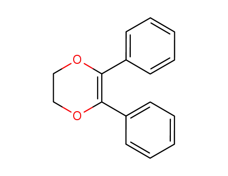 Molecular Structure of 4344-45-0 (5,6-diphenyl-2,3-dihydro-1,4-dioxine)