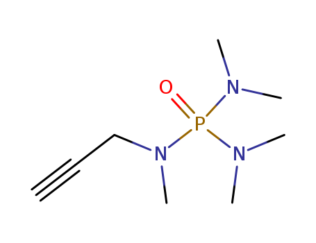 Molecular Structure of 59950-82-2 (Phosphoric triamide, pentamethyl-2-propynyl-)