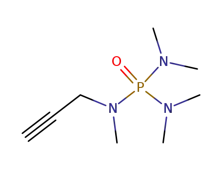 Molecular Structure of 59950-82-2 (Phosphoric triamide, pentamethyl-2-propynyl-)