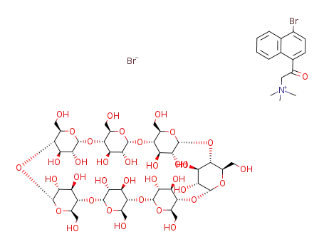 Molecular Structure of 80800-15-3 (C<sub>42</sub>H<sub>70</sub>O<sub>35</sub>*C<sub>15</sub>H<sub>17</sub>BrNO<sup>(1+)</sup>*Br<sup>(1-)</sup>)