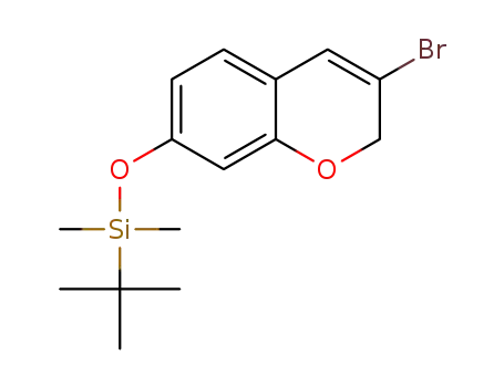 Molecular Structure of 1450994-70-3 ((3-bromo-2H-chromen-7-yloxy)(tert-butyl)dimethylsilane)