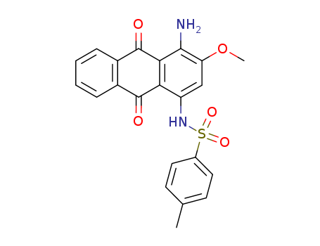Disperse Red 86;1-Amino-2-methoxy-4-p-tolylsulfonamidoanthraquinone 81-68-5