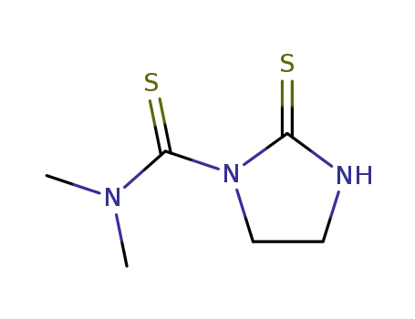 Molecular Structure of 935-75-1 (N,N-dimethylthio-2-thioxoimidazolidine-1-carboxamide)