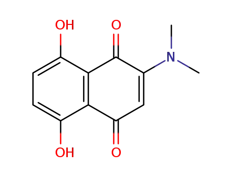 2-(dimethylamino)-5,8-dihydroxynaphthalene-1,4-dione