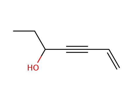 Molecular Structure of 3219-52-1 (hept-6-en-4-yn-3-ol)