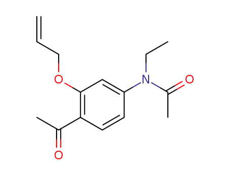 Molecular Structure of 69049-63-4 (Acetamide, N-[4-acetyl-3-(2-propenyloxy)phenyl]-N-ethyl-)