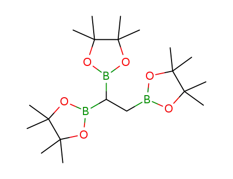 Molecular Structure of 1361598-50-6 (2,2',2''-(ethane-1,1,2-triyl)tris(4,4,5,5-tetramethyl-1,3,2-dioxaborolane))