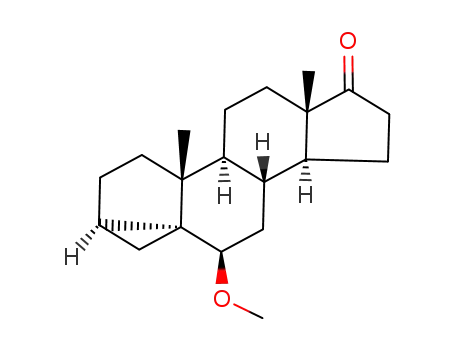 Molecular Structure of 14425-92-4 (6β-methoxy-3α,5-cyclo-5α-androstan-17-one)