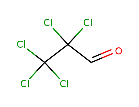 Molecular Structure of 812-22-6 (Propanal, pentachloro-)