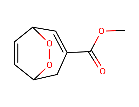 Molecular Structure of 194657-06-2 (6,7-Dioxabicyclo[3.2.2]nona-2,8-diene-3-carboxylic acid, methyl ester)