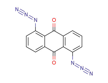 Molecular Structure of 85192-94-5 (1,5-diazido-anthraquinone)
