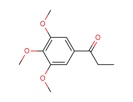 Molecular Structure of 5658-50-4 (1-(3,4,5-trimethoxyphenyl)propan-1-one)
