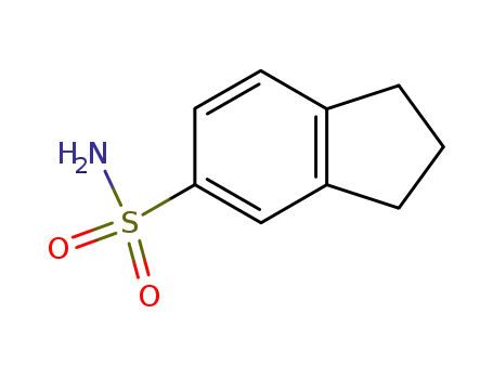 Molecular Structure of 35203-93-1 (indan-5-sulphonamide)