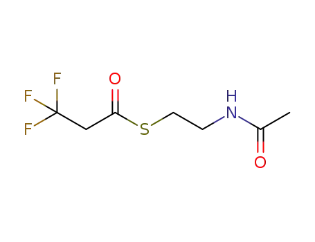 Molecular Structure of 1402718-98-2 (S-(3,3,3-trifluoropropionyl)-N-acetylcysteamine)