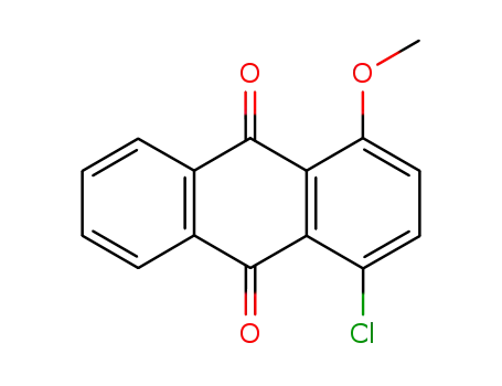 Molecular Structure of 25022-95-1 (1-chloro-4-methoxy-anthraquinone)