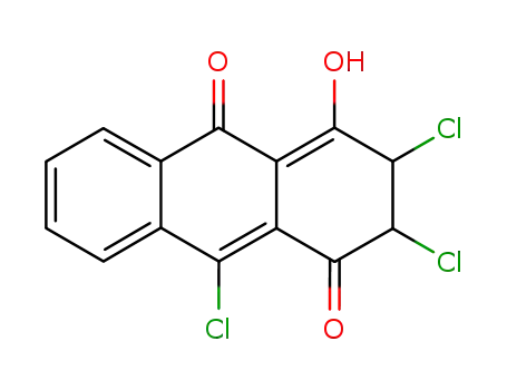 2,3,9-trichloro-4-hydroxy-2,3-dihydro-anthracene-1,10-dione