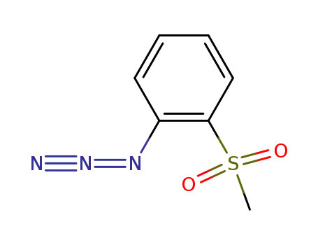 Molecular Structure of 51779-31-8 (Benzene, 1-azido-2-(methylsulfonyl)-)