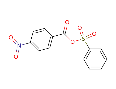 Molecular Structure of 82251-68-1 (p-nitrobenzic benzenesulphonic mixed anhydride)