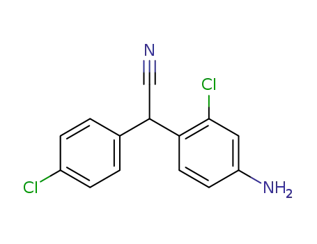 4-アミノ-2-クロロ-α-(4-クロロフェニル)ベンゼンアセトニトリル