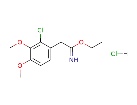 ethyl (2-chloro-3,4-dimethoxyphenyl)acetimidate hydrochloride