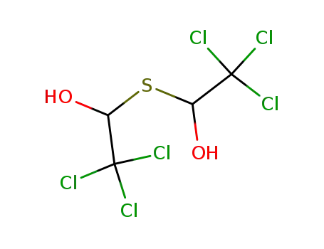Molecular Structure of 18271-97-1 (Ethanol,1,1'-thiobis[2,2,2-trichloro-)