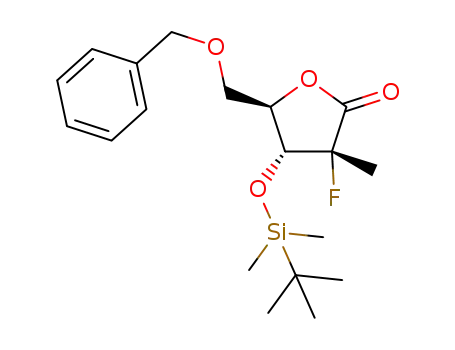 (3R,4R,5R)-5-(benzyloxymethyl)-4-(tert-butyldimethylsilyloxy)-3-fluoro-3-methyldihydrofuran-2(3H)-one