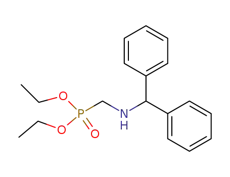 diethyl 1-(diphenylmethylamino)methylphosphonate